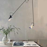 Astep VV Cinquanta Elegant Suspension Lamp with Adjustable Arms