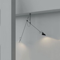 Astep VV Cinquanta Elegant Suspension Lamp with Adjustable Arms