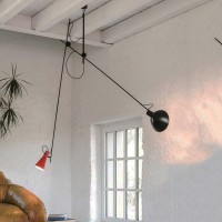 Astep VV Cinquanta Elegant Suspension Lamp with Adjustable Arms