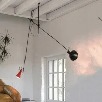 Astep VV Cinquanta Elegant Suspension Lamp with Adjustable Arms