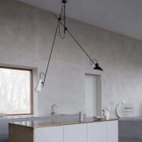 Astep VV Cinquanta Elegant Suspension Lamp with Adjustable Arms