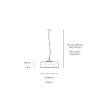Astep Model 2050 Green Cast Suspension Lamp with Rod or Wire