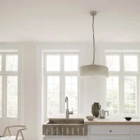Astep Model 2050 Green Cast Suspension Lamp with Rod or Wire