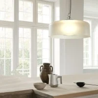 Astep Model 2050 Green Cast Suspension Lamp with Rod or Wire