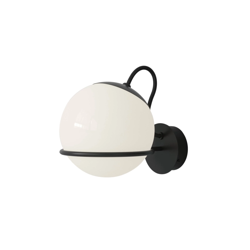 Astep Modello 237/1 Lampada da Parete Elegante con Diffusore a Sfera Astep Modello 237/1 Lampada da Parete Elegante con Diffusore a Sfera