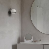 Astep Modello 237/1 Lampada da Parete Elegante con Diffusore a Sfera