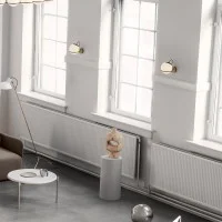Astep Model 238/1 Elegant Wall Lamp with Blown Glass Sphere Diffuser Astep Model 238/1 Elegant Wall Lamp with Blown Glass Sphere Diffuser