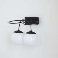 Astep Modello 237/2 Lampada da Parete Elegante con Diffusori a Sfera