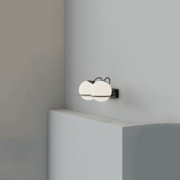 Astep Modello 238/2 Lampada da Parete Elegante con Diffusori a Sfera