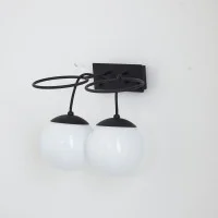 Astep Modello 238/2 Lampada da Parete Elegante con Diffusori a Sfera