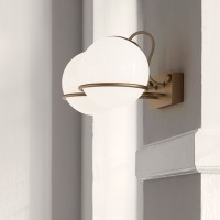 Astep Modello 238/2 Lampada da Parete Elegante con Diffusori a Sfera