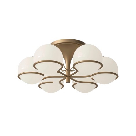 Astep Modello 2042 Lampada da Soffitto Elegante Circolare con Anelli