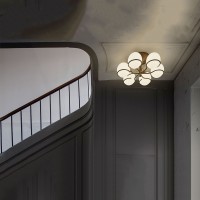 Astep Model 2042 Elegant Circular Ceiling Lamp with Rings