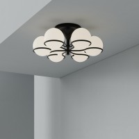 Astep Model 2042 Elegant Circular Ceiling Lamp with Rings