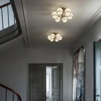 Astep Model 2042 Elegant Circular Ceiling Lamp with Rings