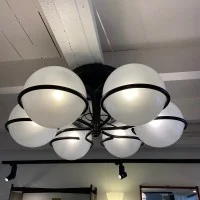 Astep Model 2042 Elegant Circular Ceiling Lamp with Rings