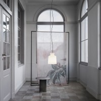 Astep SB Cinquantotto Fine Suspension Lamp in Blown Glass