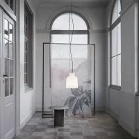 Astep SB Cinquantotto Fine Suspension Lamp in Blown Glass