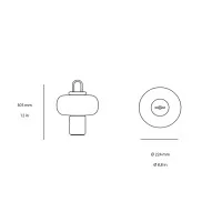 Astep Nox Portable and Dimmable Table Led Lamp in Lantern Shape