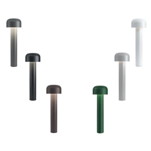 Flos Bellhop Bollard Paletto H 380 LED 8W Lampada In Alluminio per Esterno IP68