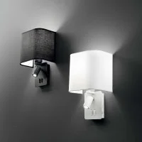 Ideal Lux Lampshade for Gea Classic Style Wall Lamp in Fabric