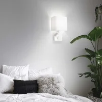 Ideal Lux Paralume per Gea Applique Stile Classico in Tessuto