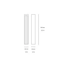 Ideal Lux Kurt Paletto da Terra Led per Esterno a Luce Calda o Neutra