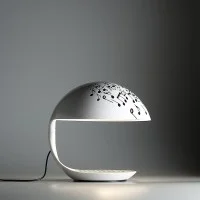 Martinelli Luce Cobra Lampada da Tavolo texture Marco Ghilarducci