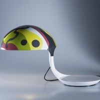 Martinelli Luce Cobra Table Lamp texture Alessandro Guerriero
