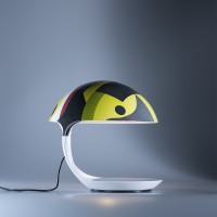Martinelli Luce Cobra Table Lamp texture Alessandro Guerriero