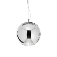 Ideal Lux Nemo Sphere Suspension Lamp in Blown Glass for Indoors