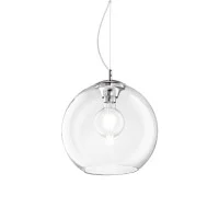 Ideal Lux Nemo Sphere Suspension Lamp in Blown Glass for Indoors