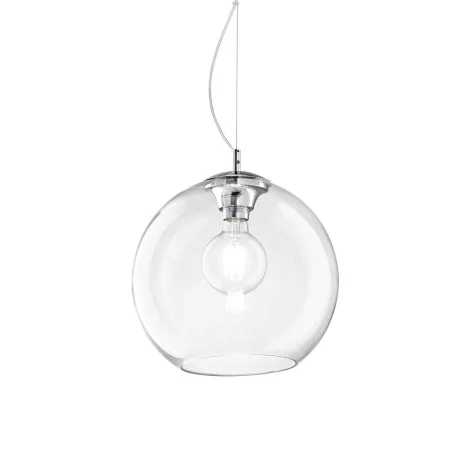 Ideal Lux Nemo Sphere Suspension Lamp in Blown Glass for Indoors