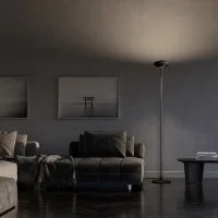 Lumina Elle 1 Lampada Biemissione da Terra a LED Dimmerabile Lumina Elle 1 Lampada Biemissione da Terra a LED Dimmerabile