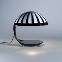 Martinelli Luce Cobra Table Lamp texture Marcello Morandini