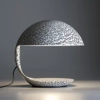 Martinelli Luce Cobra Lampada da Tavolo texture Paola Navone
