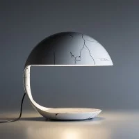 Martinelli Luce Cobra Table Lamp texture Paolo Orlandini