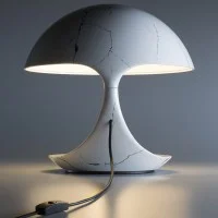 Martinelli Luce Cobra Lampada da Tavolo texture Paolo Orlandini