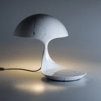 Martinelli Luce Cobra Lampada da Tavolo texture Paolo Orlandini