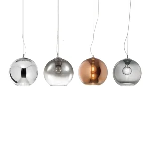 Ideal Lux Nemo D20 Spherical Suspension Lamp in Blown Glass