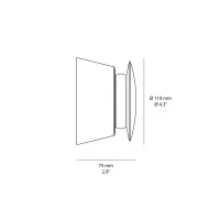 iGuzzini Trick 360° BU17 Radiale LED da Parete Soffitto IP66