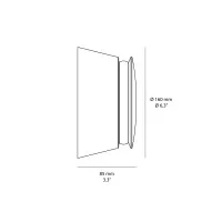 iGuzzini Trick 360° BU23 Radiale LED da Parete Soffitto IP66