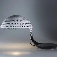Martinelli Luce Cobra Lampada da Tavolo texture Luc Ramael