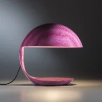 Martinelli Luce Cobra Lampada da Tavolo texture Karim Rashid