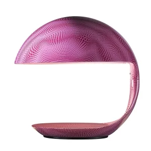 Martinelli Luce Cobra Lampada da Tavolo texture Karim Rashid