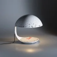 Martinelli Luce Cobra Lampada da Tavolo texture Marc Sadler