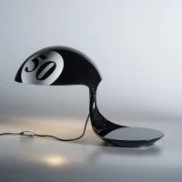 Martinelli Luce Cobra Lampada da Tavolo texture Studio Lucchi&Biserni
