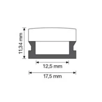 Duralamp 1 Meter Flexible Profile PMMA (Silicon) for Strip LED