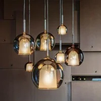 copy of Penta Light Glo Mini Iconic Sphere Suspension Lamp in Glass copy of Penta Light Glo Mini Iconic Sphere Suspension Lamp in Glass