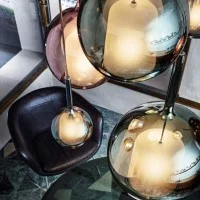 Penta Glo Mini Lampada a Sfera Iconica da Sospensione in Vetro